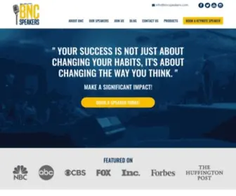 BNCspeakers.com(Business & Sports Performance Coaching Speakers) Screenshot