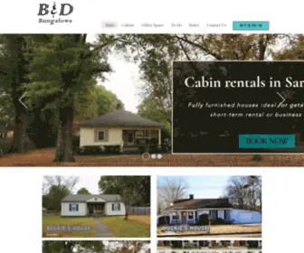 BNdbungalows.com(Vacation Rentals Corporate Housing B&D Bungalows Sardis) Screenshot