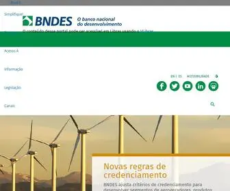 Bndes.gov.br(O banco nacional do desenvolvimento) Screenshot