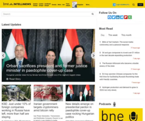 Bne.eu(Business New Europe) Screenshot