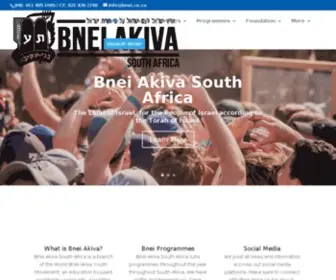 Bnei.co.za(Bnei Akiva South Africa) Screenshot