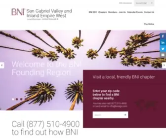 Bnica.com(BNI San Gabriel and Inland West) Screenshot