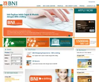Bnicardcenter.co.id(BNI Card Center) Screenshot