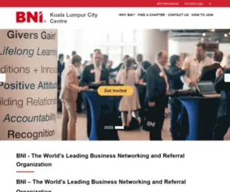 Bniklcc.com(BNI: Largest Referral Organization) Screenshot