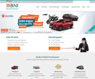 Bnimultifinance.co.id(BNI Multi Finance) Screenshot
