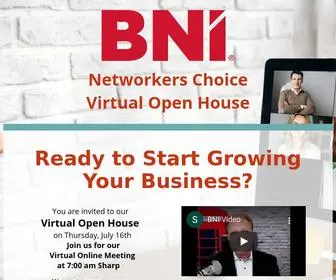 Bninetworkerschoice.com(BNI Open House) Screenshot