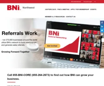 Bninw.com(BNI Northwest) Screenshot