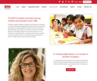 Bni.org(Transforming Lives Through Education) Screenshot
