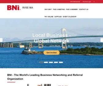 Bniri.com(Rhode Island/ SE Mass BNI) Screenshot