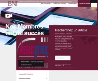 Bnisuccessnet.fr(BNI successnet) Screenshot