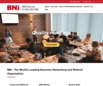 Bnisurrey.com(Bnisurrey) Screenshot