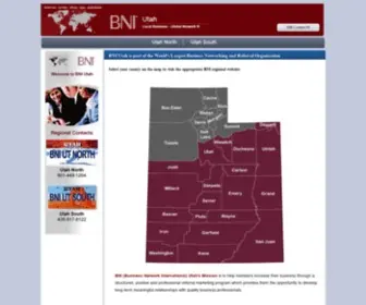 Bniutah.com(Business Network International BNI Utah) Screenshot