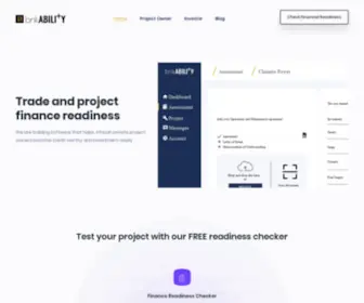 Bnkability.com(Bankable African projects) Screenshot
