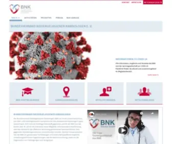 BNK.de(Bundes­verband Nieder­gelassener Kardio­logen e) Screenshot