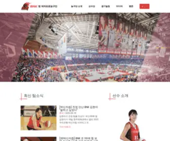 BNksumbasket.com(BNK SUM Basketball) Screenshot