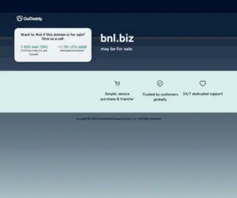 BNL.biz(Forsale Lander) Screenshot