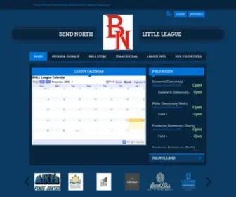 BNLL.org(Bend Little League) Screenshot