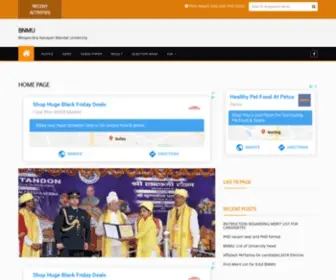 Bnmu.co.in(Bhupendra Narayan Mandal University) Screenshot