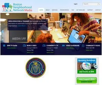 BNnmedia.org(Boston Neighborhood Network Media) Screenshot