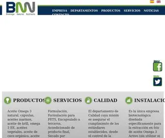 Bnnutrients.com(Biomega Natural Nutrients) Screenshot