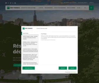 BNpparibas.com(Banque BNP Paribas) Screenshot