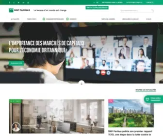 BNpparisbas.com(Banque BNP Paribas) Screenshot