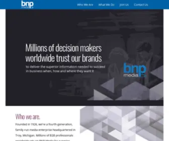 BNpsolutions.com(BNP Media) Screenshot