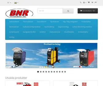 BNRprodukter.se(BNR Produkters Webbshop) Screenshot