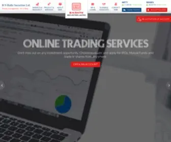 BNrsecurities.com(B N Rathi Securities Ltd) Screenshot