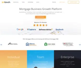 Bntouch.com(Mortgage CRM Marketing Software) Screenshot