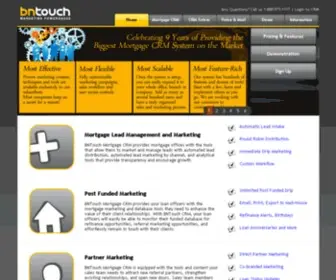 Bntouchmortgage.com(Mortgage CRM) Screenshot