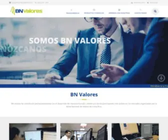 Bnvalores.com(BNVALORES, su puesto de bolsa) Screenshot