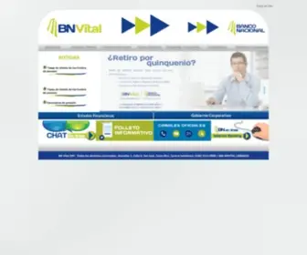 Bnvital.com(Banco Nacional de Costa Rica) Screenshot