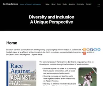 BO-Deansanders.com(Diversity and InclusionA Unique Perspective) Screenshot