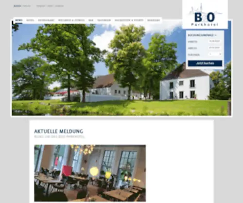 BO-Parkhotel.de(B&O Parkhotel) Screenshot