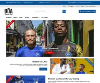 Boa-Fightwear.fr(Equipement Nogi) Screenshot