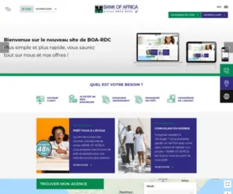 Boa-RDC.com(BANK OF AFRICA) Screenshot