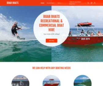 Boabboathire.com.au(Boat hire) Screenshot