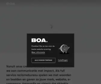 Boa.be(Full Service Reclamebureau) Screenshot
