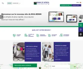 Boabenin.com(BANK OF AFRICA) Screenshot