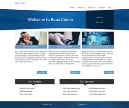 Boancomm.net(Boan Comm) Screenshot