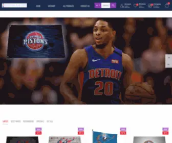 Boaonetwork.com(Shop customized NBA flags) Screenshot