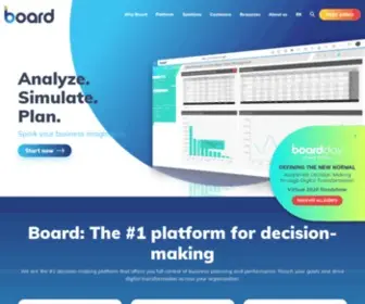 Board.com(The Intelligent Planning Platform) Screenshot