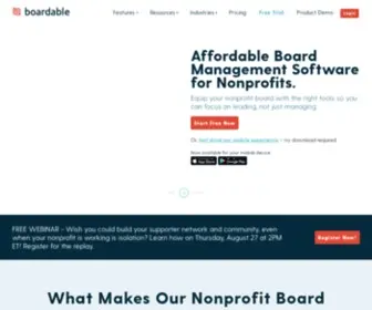 Boardable.com(Board Management Software for Mission) Screenshot