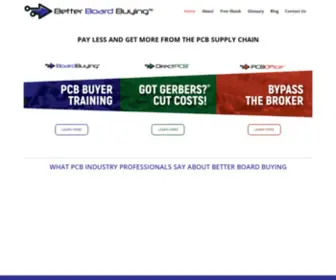 Boardbuying.com(Better PCB pricing) Screenshot