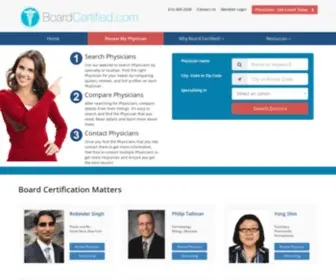 Boardcertified.com(Board Certified Physicians) Screenshot