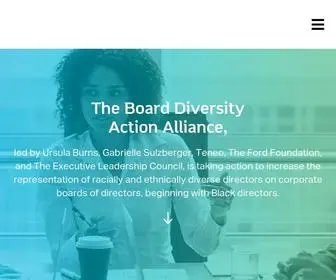 Boarddiversityactionalliance.com(Board Diversity Action Alliance) Screenshot