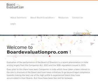 Boardevaluationpro.com(Talentonic) Screenshot