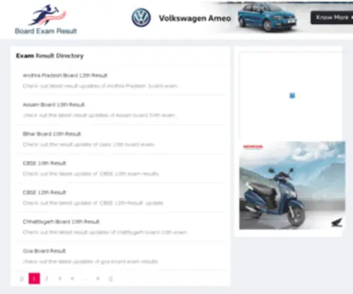 Boardexamresult.in(Board Exam Result) Screenshot
