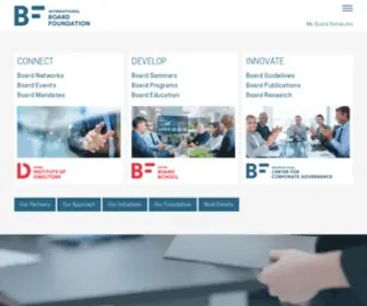 Boardfoundation.org(We are committed to excellence in corporate governance) Screenshot